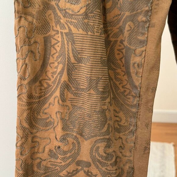 Vintage BrazilRoxx Embellished Brown Jeans Size 8 | Boho Western Y2K Denim - Picture 8 of 8